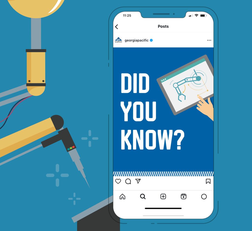 Social media animations